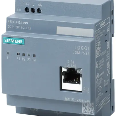 SPS-Switchmodul Siemens LOGO! CSM12/24, 3+1-Port RJ45 10/100MBit/s, unmanaged 