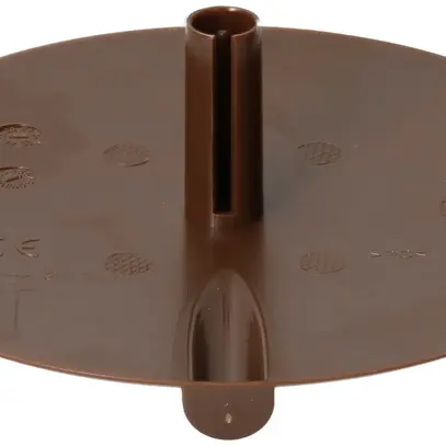 Rosetta di copertura MH clip a molla+entrata a innesto Ø98×9mm marrone 