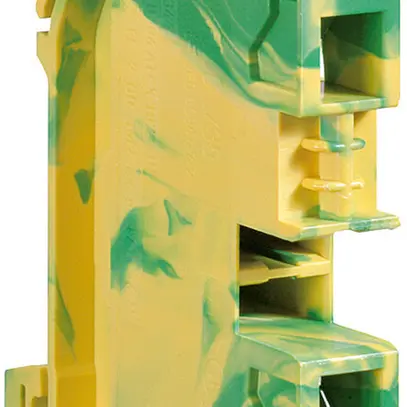 Morsetto di passaggio Hager 6mm², PE, ad innesto, aperto sul lato 