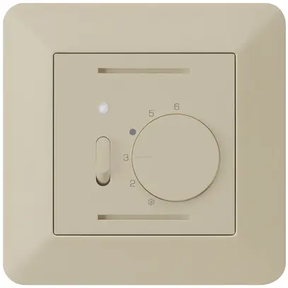 Termostato ambiente INC kallysto.trend beige con interruttore 