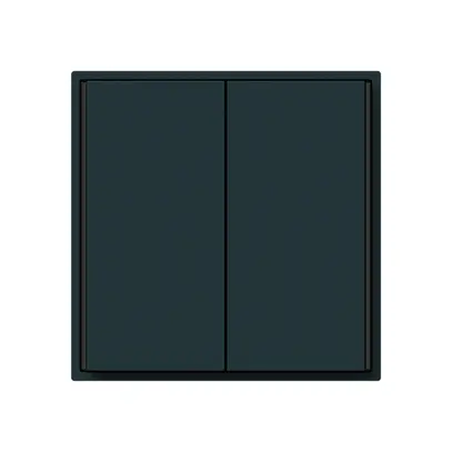 Poussoir KNX KAL 2×touches 4×points actionnables LED noir 