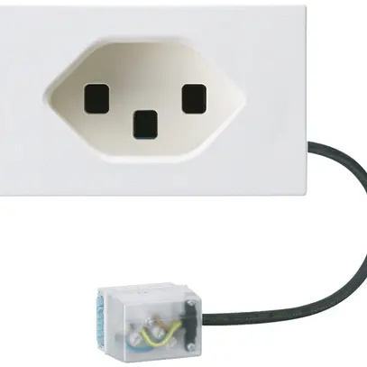 Presa INS FLF tipo 23 L1 bianco per cavo piatto Ecobus power 