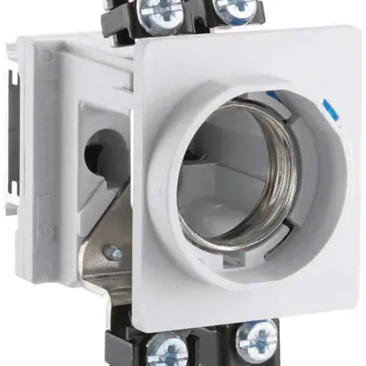 Portafusibile INS Hager DII 25A copertura front. tonda prof.INS 51mm SN basso 