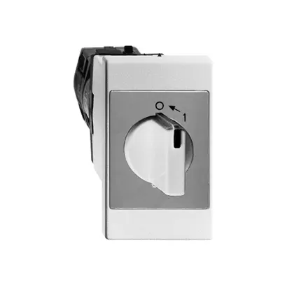 Contacts pivotants INC Feller, 2L, avec manette rotative, bc, "0←1" 