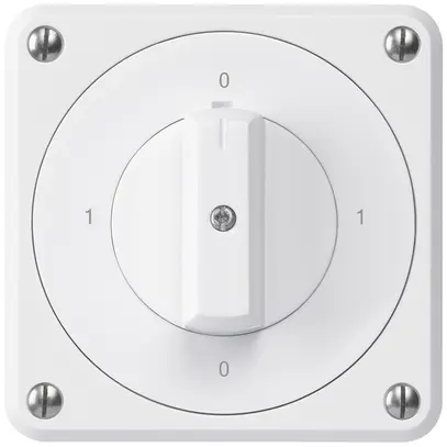 Interruttore rotativo INC robusto IP55 schema 0/2P bianco 