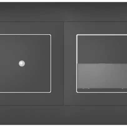 Combinaison ENC SIDUS 12 sonnerie+contact anthracite 