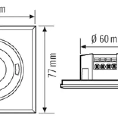 UP-Präsenzmelder ESYLUX PD-FLAT 360i/8 SW DALI 
