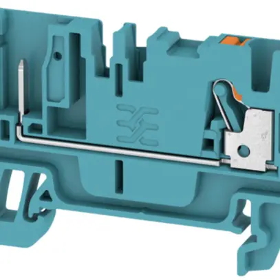 Morsetto di passaggio Weidmüller APGTB FT PUSH IN 2.5mm² TS35 blu 
