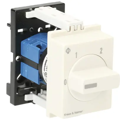 Interruttore rotativo AMD K&N, 10A/440V /1L, manopola grc, "0-1-2" 