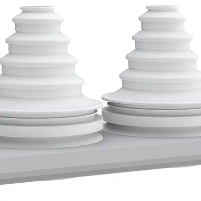 Placca d'entrata cavi SE Prisma XS 2×58mm 