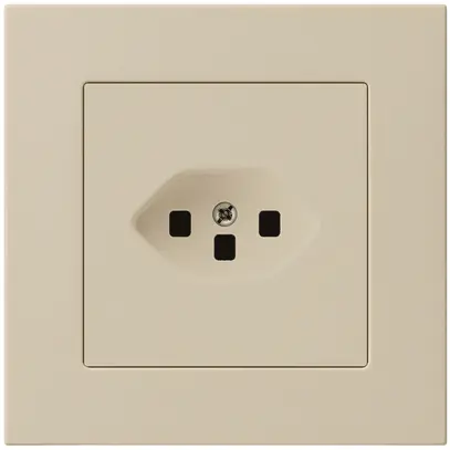 Prise ENC kallysto.pro T23 beige avec bornes enfichables 