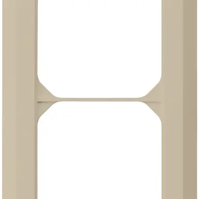 Cadre de recouvrement ENC kallysto.line 2×1 beige 92×152mm 