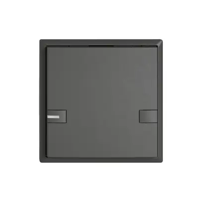 Poussoir universel EDIZIO.liv UNI SNAPFIX® a.LED RGB 1× comm.2T grf 