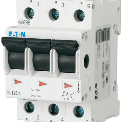 Interrupteur AMD Eaton, IS-40/3, 40A/415V 3L, 3UM, "0-1" 