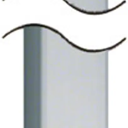 Colonna connessione soffitto tehalit DA200 1× fissaggio a molla 3.1…3.4m Al anod 
