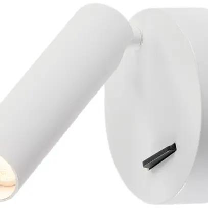 Plafonnier/Applique LED SLV KARPO 30, 7.5W 400lm 3000K +interrupteur IP20 blanc 