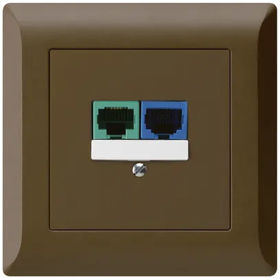 Scatola INC DSL kallysto.line 2×RJ45 marrone 
