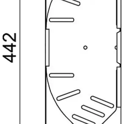 Gomito BET RB W regolabile 110×150mm acciaio zincato a nastro 