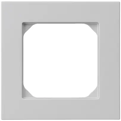 Cadre de recouvrement ENC kallysto.pro 1×1 gris clair 94×94mm 