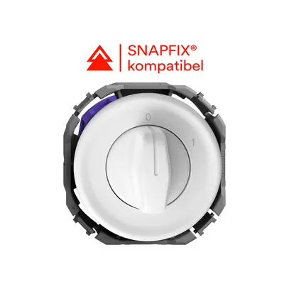 Interruttore rotativo STANDARDdue manig.interruttore 4P 0-1 p=50mm bi 