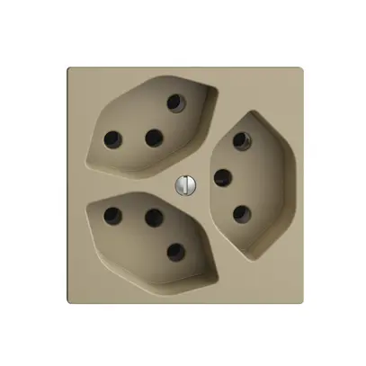 Prise ENC EDIZIOdue 3×T13 sand 