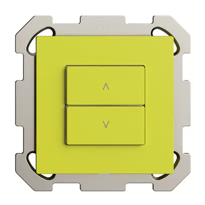 Station secondaire pour interrupteur stores ENC 1c/2t WLAN Edue Wiser lemon 