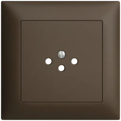 UP-Frontset EDIZIOdue coffee 88×88mm 1×T12 