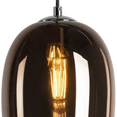 Luminaire suspendu SLV PANTILO OVAL E27 15W VAR direct laiton 