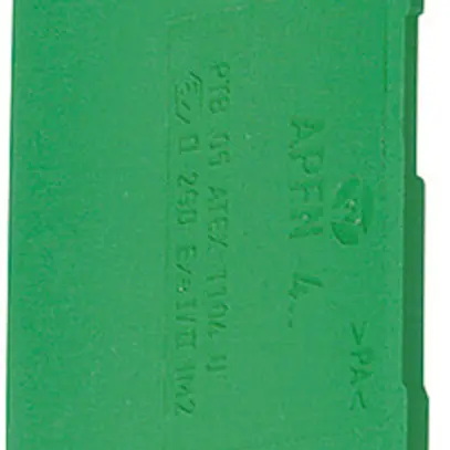 Paroi de fermeture Hager pour KYA04EH4 brides PE 4mm² vert 