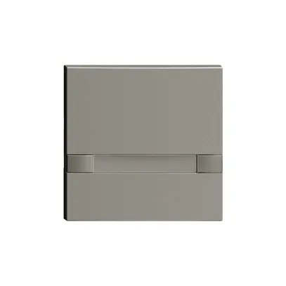 Tasto 1/1 KNX/elettronico senza LED+cart. EDIZIOdue comando 2×grigio scuro 