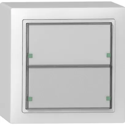 Senseur poussoir AP SIDUS KNX 2/4, blanc 