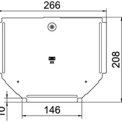 Couvercle BET RTD pour pièce en T 150mm acier zingué en continu zinc-aluminium 