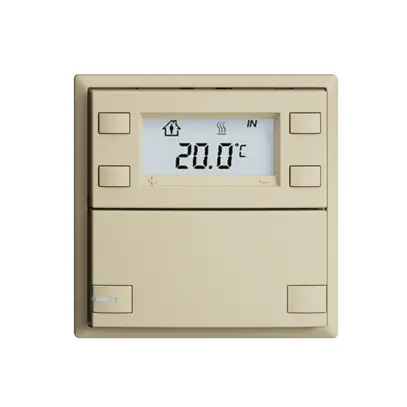 Pulsante RTH INC KNX 1×EDIZIOdue F vanille, con LED RGB 