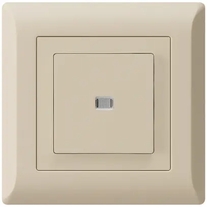 Interruttore pulsante luminoso INC kallysto.line 3/1P beige 