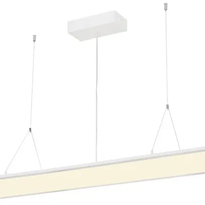 Lampada sospesa LED SLV I-PENDANT PRO DALI 43W 3750lm 3000K UGR 1200×300 bianco 