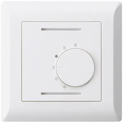 Termostato ambiente INC kallysto.line bianco senza interruttore 