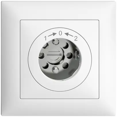 Contact pivotant ENC 1->0<-2 EDIZIOdue blanc pour serrure, s.cyl. 
