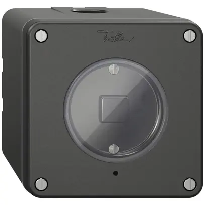Interruttore AP 1K/1T NEVO Wiser nero 