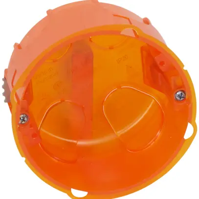 Boîte ENC Batibox 2 modules multimatériaux Ø80×50mm norme européenne orange 