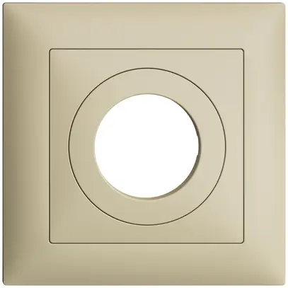 UP-Frontset, EDIZIOdue vanille 88×88mm für Schlüsselschalter 