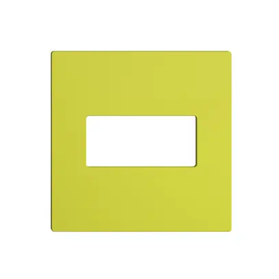 Set frontale EDIZIOdue F per rilevatore di movimento pirios 180 R eco, lemon 