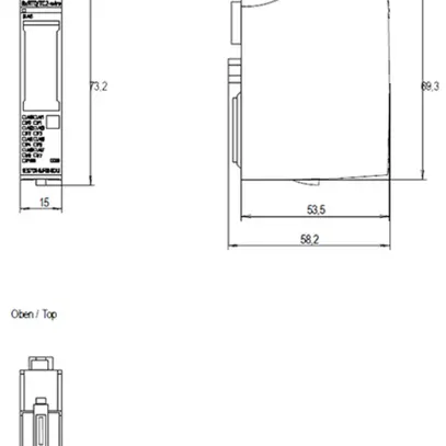 Module d'entrée API Siemens SIMATIC ET200SP AI 8×RTD/TC HF A0/A1 CC00 