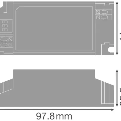 Convertisseur LED LEDVANCE DR DS-P 18…42W 25…40V 1000mA ON/OFF 