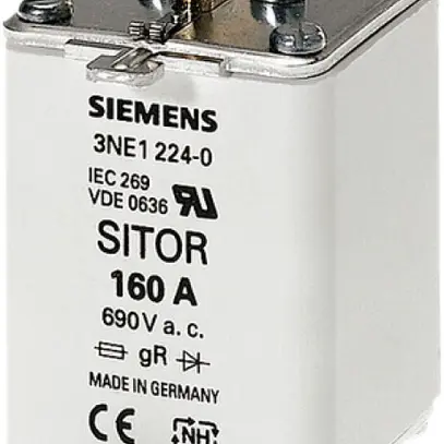 Fusibile HPC Siemens SENTRON 3NE SITOR DIN-1 250A gS, indicatore frontale 