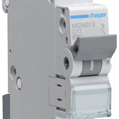 Disgiuntore Hager MCB 1P 230V tipo C 13A Icn 6kA 1UM 