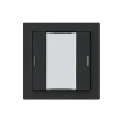Poussoir ENC kallysto A KNX 2× LED RGB s/e-link noir 
