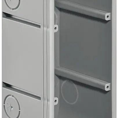 Hohlwanddose HSB Basic 3×1 grau, 185×65×65mm, m.Flansch GDP 850°C halogenfrei 