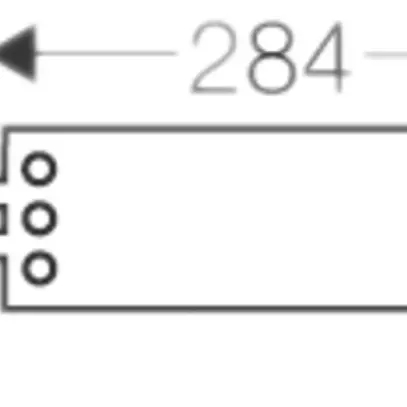 Plaque de montage Hensel, pour boîtier vide Mi grandeurs 1, 2, 3, 4, 6 