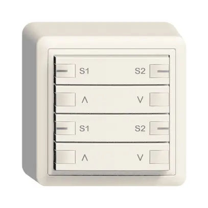 Tasto AP ZEP 2c/2t motore stazione princ. EDIZIOdue bianco 