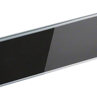 Canal d'angle design TV 35×220mm L=2500mm, noir brillant 